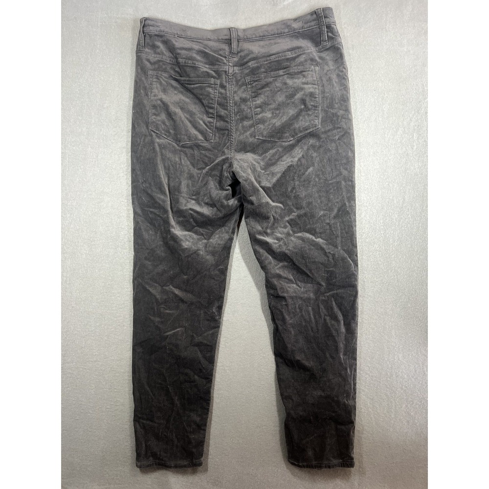 J.Crew Women's Size 32 High-Rise Skinny Corduroy Pants Gray Button Fly - Picture 7 of 7